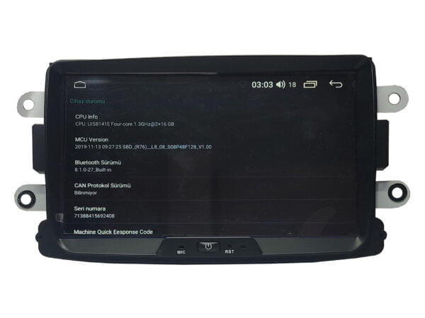 Dacia Lodgy Universal Android 8 inch Multimedya 2013-2021 OEM - Görsel 5