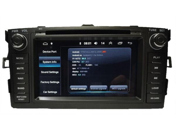 Toyota Auris Android 8 inch  Multimedya 2007-2012 - Görsel 4