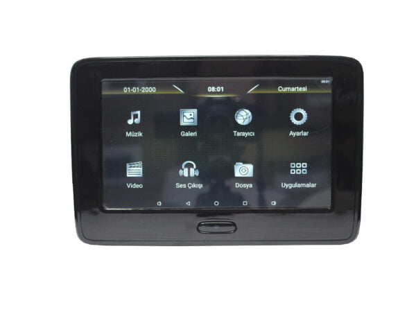 Başlık Kafalık Monitörü 10 İnch Android Siyah Panel - Görsel 2