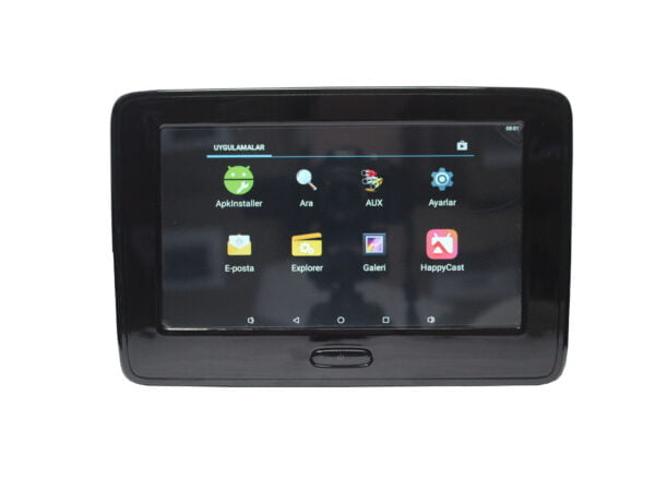 Başlık Kafalık Monitörü 10 İnch Android Siyah Panel - Görsel 3