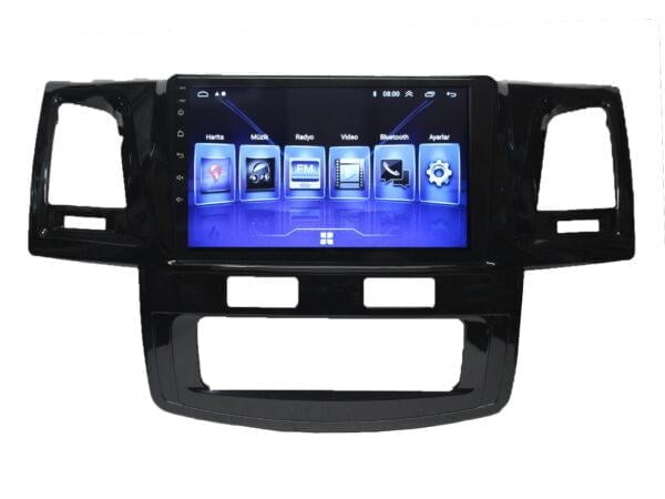 Toyota Hilux Android 9 inch Multimedya Dijital Klima 2005-2008 3lü Soket Tip - Görsel 3