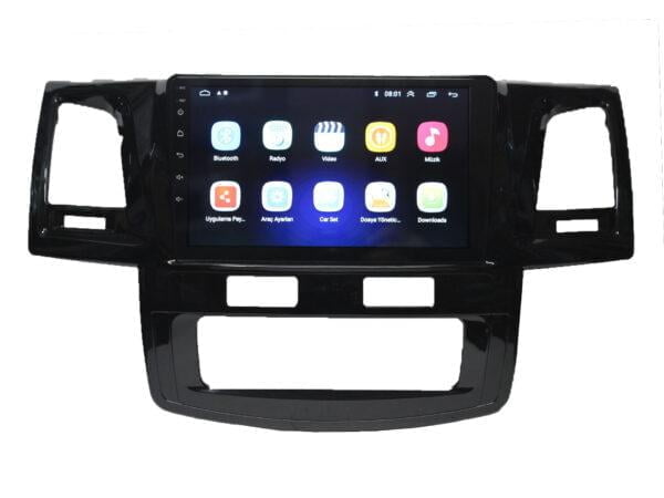 Toyota Hilux Android 9 inch Multimedya Dijital Klima 2005-2008 3lü Soket Tip - Görsel 4