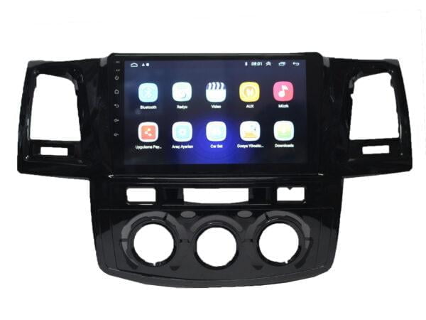 Toyota Hilux Android 9 inch Multimedya Manuel Klima 2005-2008 3lü Soket Tip - Görsel 4