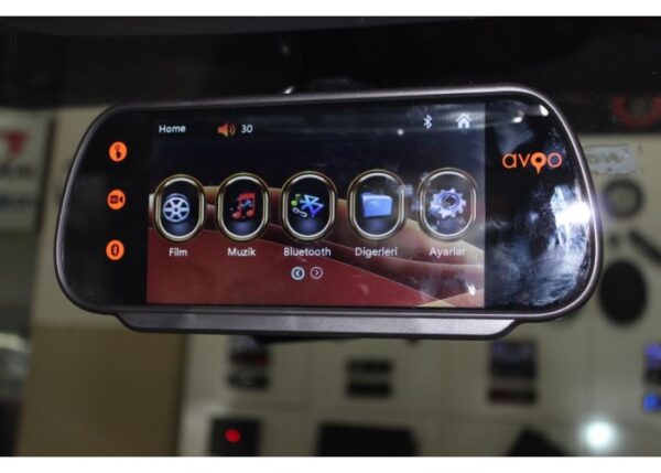 Ayna Kamera 7 İnch Bluetooht USB - Görsel 4