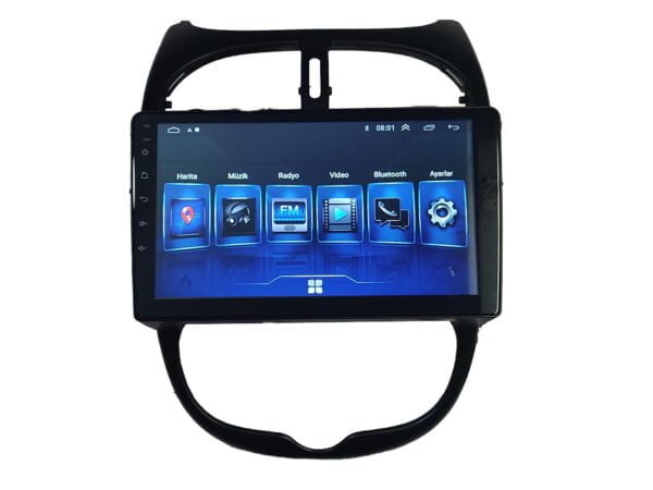 Peugeot 206 Android 9 inch Multimedya 1999-2011 - Görsel 4