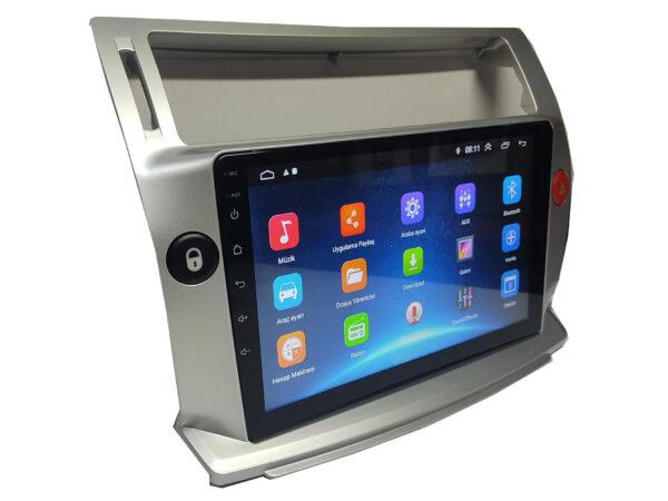 Citroen C4 Android 9 inch Multimedya 2005-2010 - Görsel 2