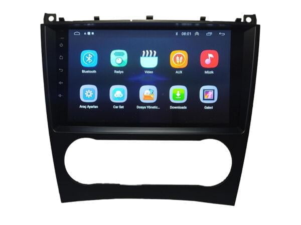 Mercedes C Class W203 W209 Android 9 inch Multimedya 1999-2007 - Görsel 3
