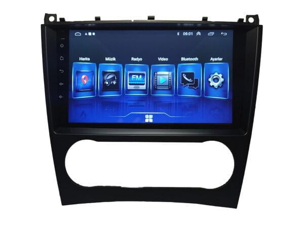 Mercedes C Class W203 W209 Android 9 inch Multimedya 1999-2007 - Görsel 4