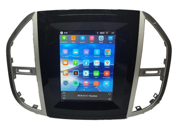 Mercedes Vito Android Tesla inch Multimedya 2012-2018 - Görsel 3