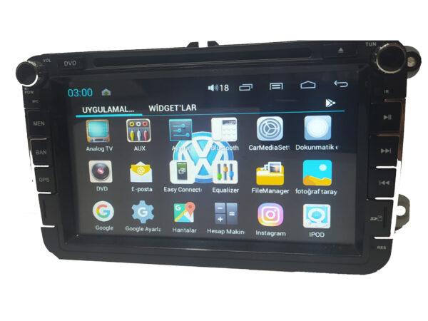 Volkswagen Universal Android 8 inch Multimedya Potanslı Cdli - Görsel 4