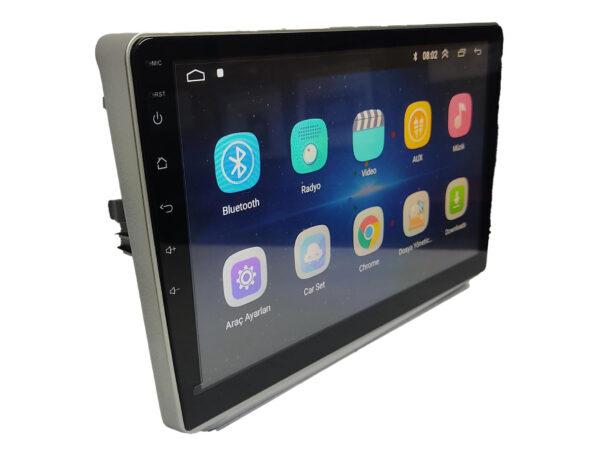 Skoda Fabia Android 10 inch Multimedya 2008-2014 Gri Çerçeve - Görsel 4