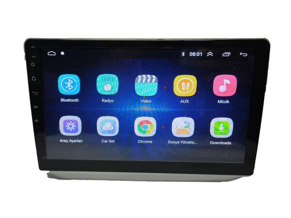 Skoda Fabia Android 10 inch Multimedya 2008-2014 Gri Çerçeve - Görsel 2