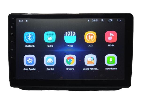 Skoda Fabia Android 10 inch Multimedya 2008-2014 Siyah Çerçeve - Görsel 2