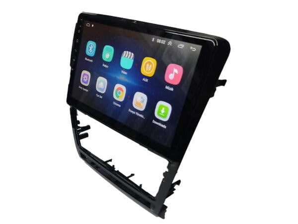 Skoda Octavia Android 10 inch Multimedya 2007-2012 Siyah Çerçeve - Görsel 2