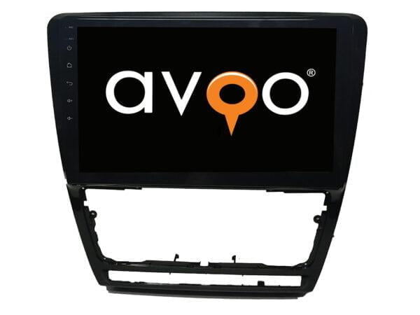 Skoda Octavia Android 10 inch Multimedya 2007-2012 Siyah Çerçeve