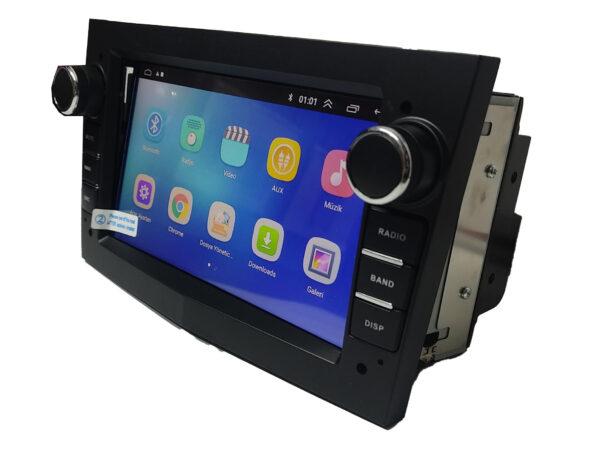 Opel Astra H Android 7 inch Multimedya 2005-2009 Siyah Çerçeve Tuşlu - Görsel 4