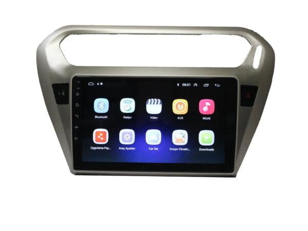 Peugeot 301 Android 9 inch Multimedya 2012-2022 Gri - Görsel 3