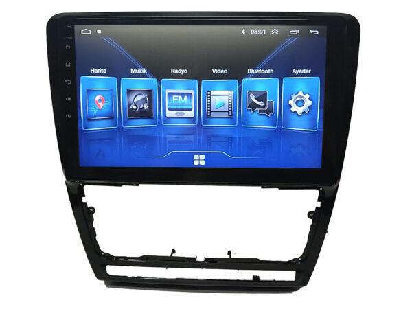 Skoda Octavia Android 10 inch Multimedya 2007-2012 Siyah Çerçeve - Görsel 5