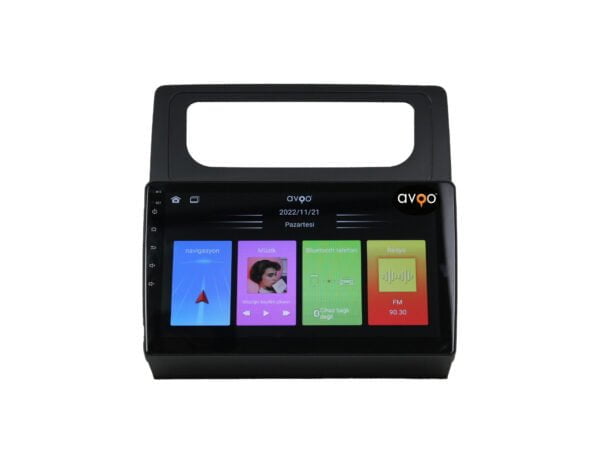 Volkswagen Caddy Android 10 inch Multimedya 2004-2010 Dijital Klima