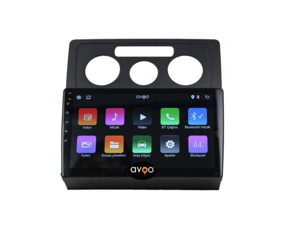 Volkswagen Caddy Android 10 inch Multimedya 2004-2010 Manual Klima - Görsel 3