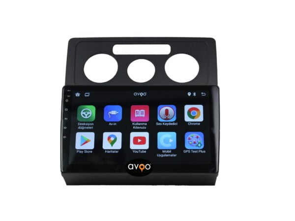 Volkswagen Caddy Android 10 inch Multimedya 2004-2010 Manual Klima - Görsel 4