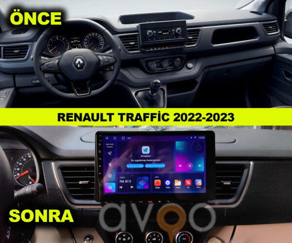 Renault Trafic 10 inç Android Multimedya 2022-2024 - Görsel 2